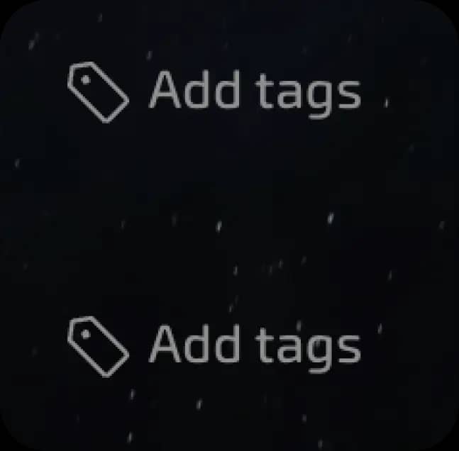add tags icons