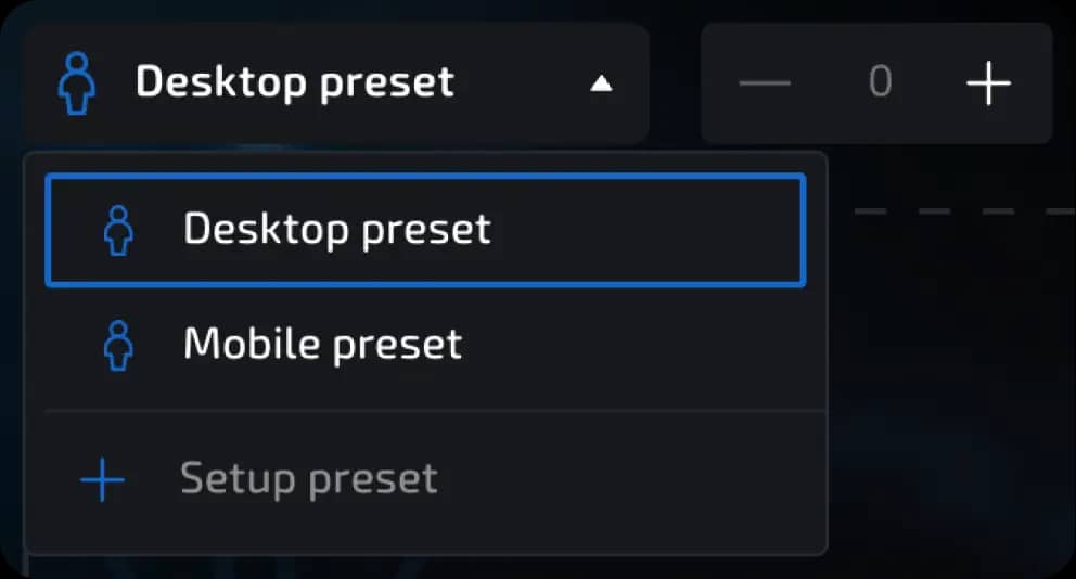 sessions presets