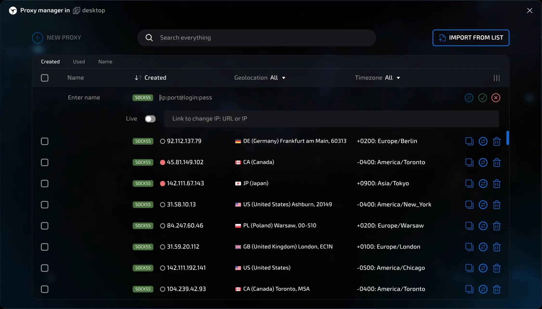 proxy manager