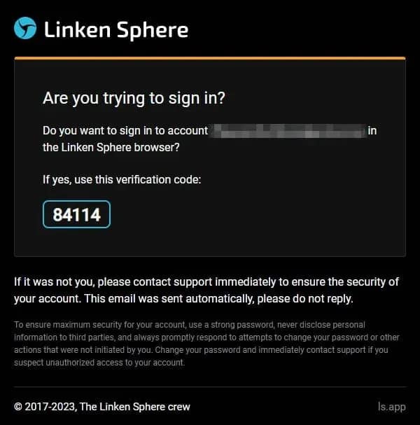 Two Factor Authentication (2FA). What It Is and How to Set It Up in Linken Sphere - img 2