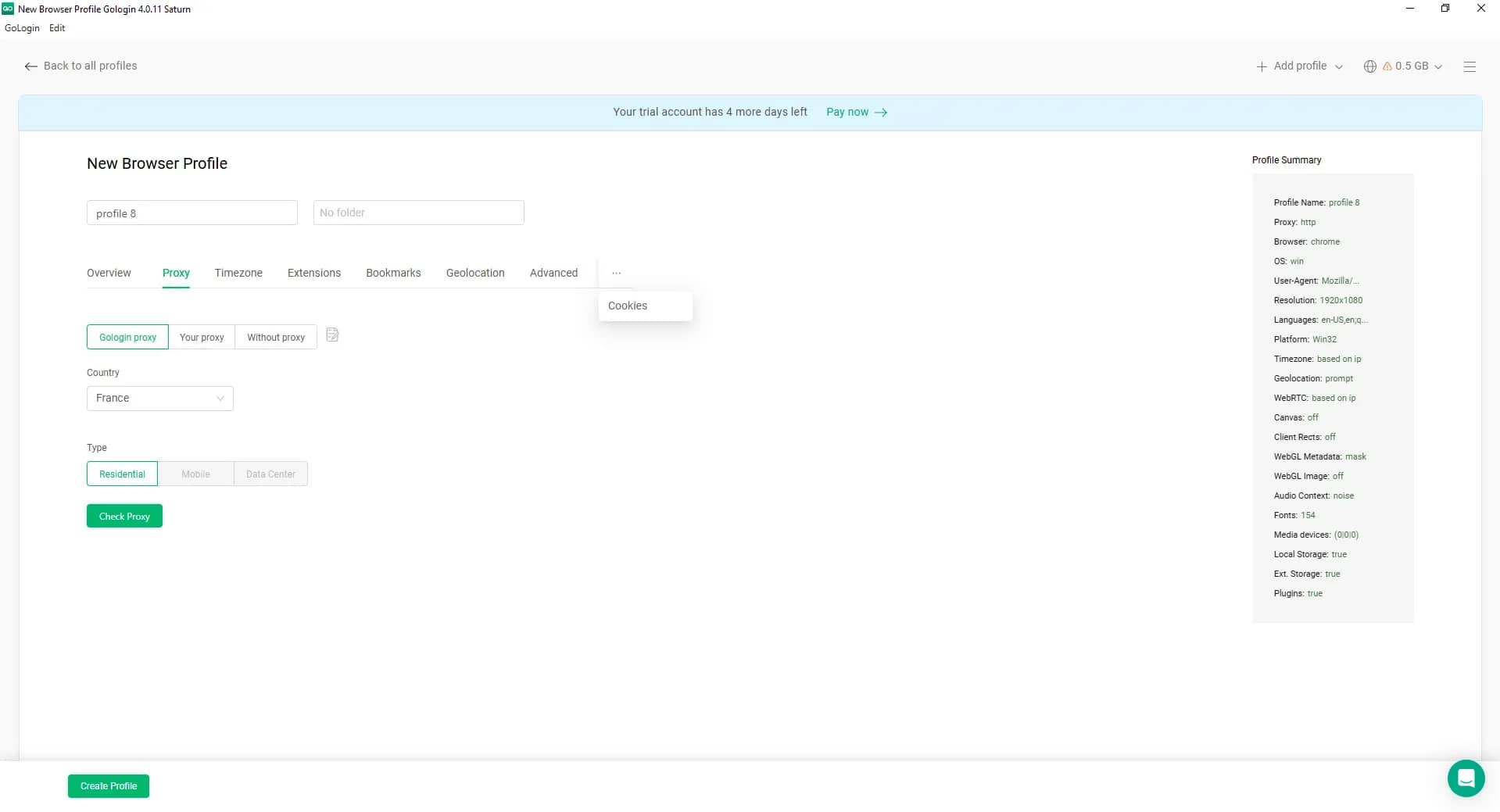 Антидетект-браузер Gologin: честный обзор и сравнение с Linken Sphere - img 10
