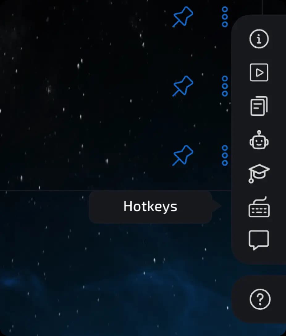 hotkeys button