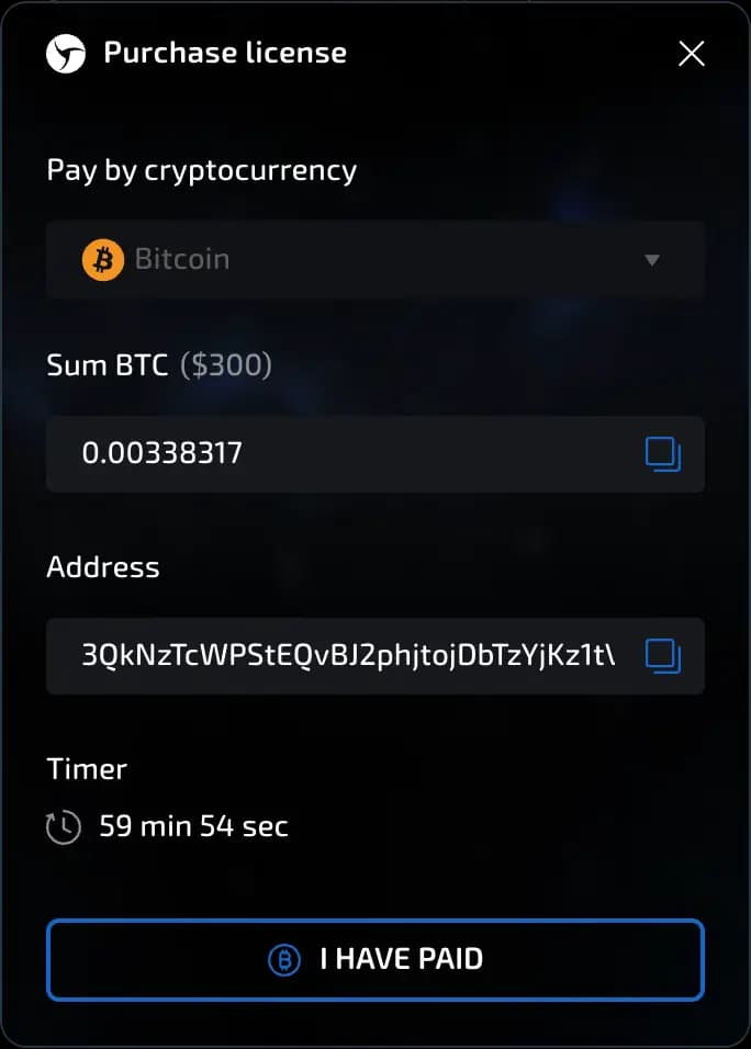 payment method crypto