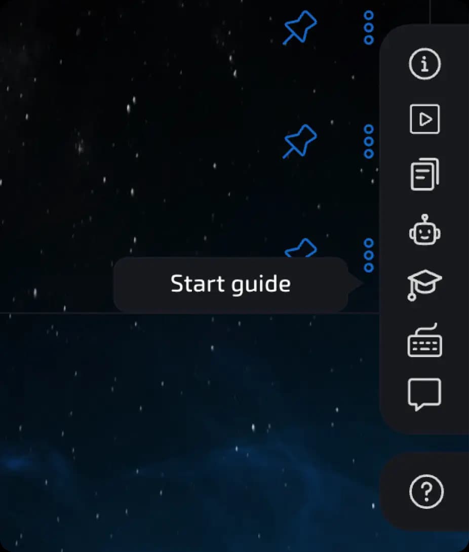 start-guide button