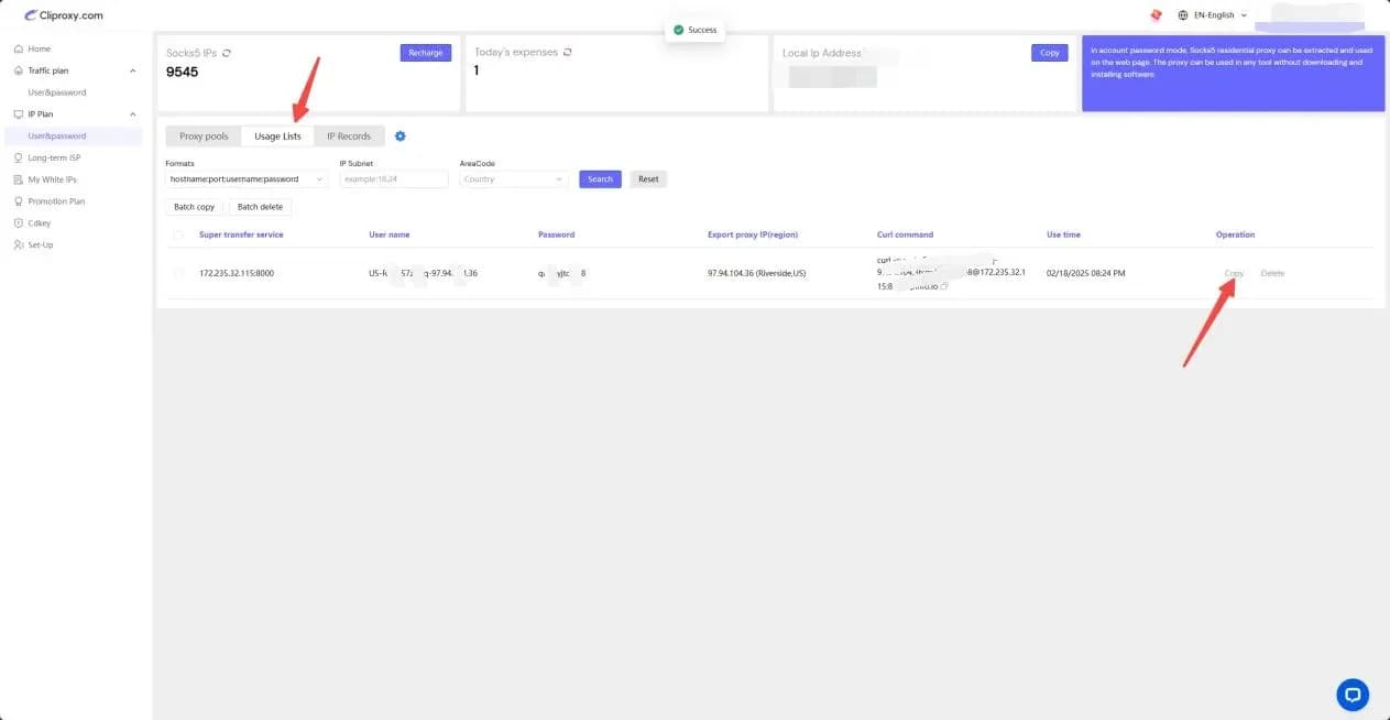 How to configure Cliproxy proxy in Linken Sphere anti-detection browser to conduct business - img 3
