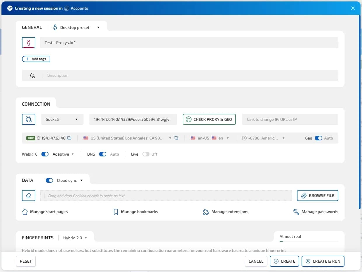 How to choose and configure proxies in Proxys.io: a complete guide - img 4