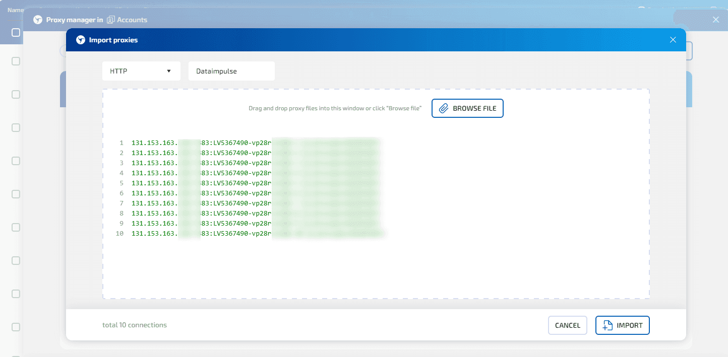 How to Use DataImpulse Proxies with Linken Sphere: Full Setup Guide - img 7