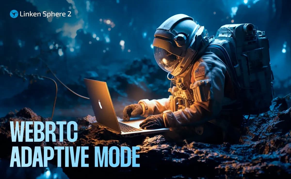 Nouveau mode de substitution WebRTC dans Linken Sphere