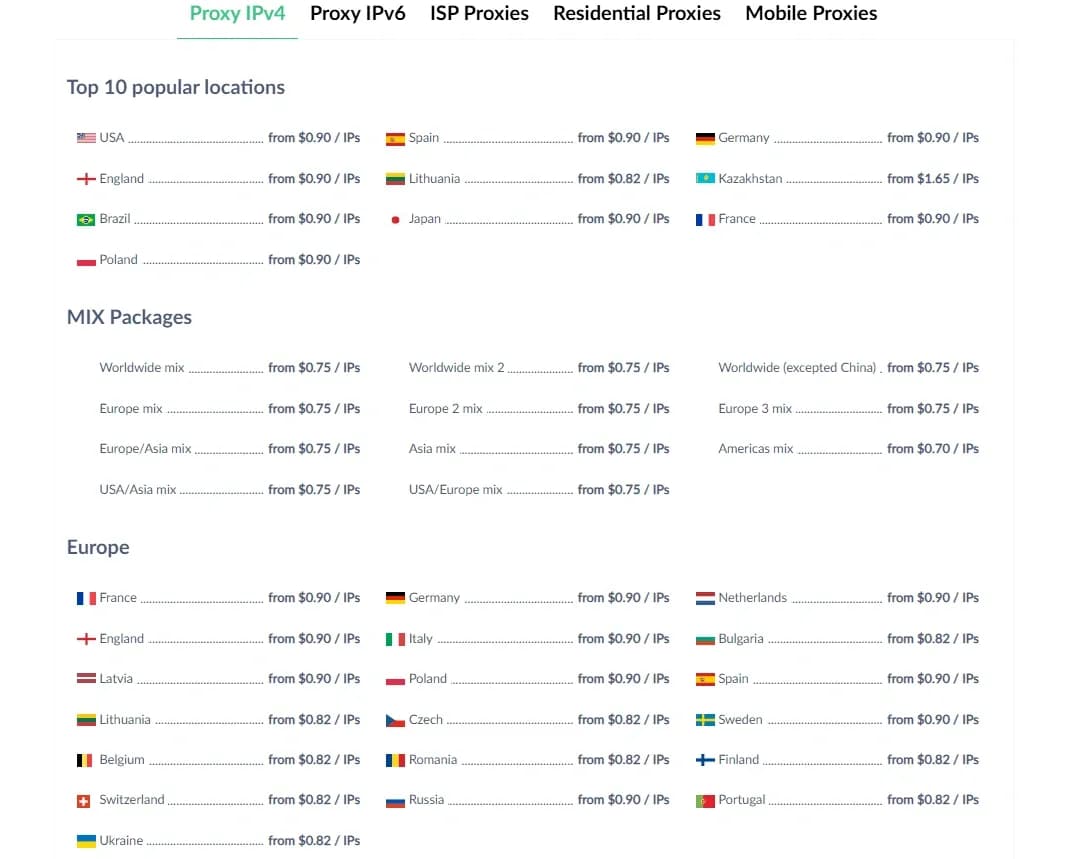 Servidores Proxy de Ucrania - 10 Sitios con los Mejores Precios e IPs Estables - img 3