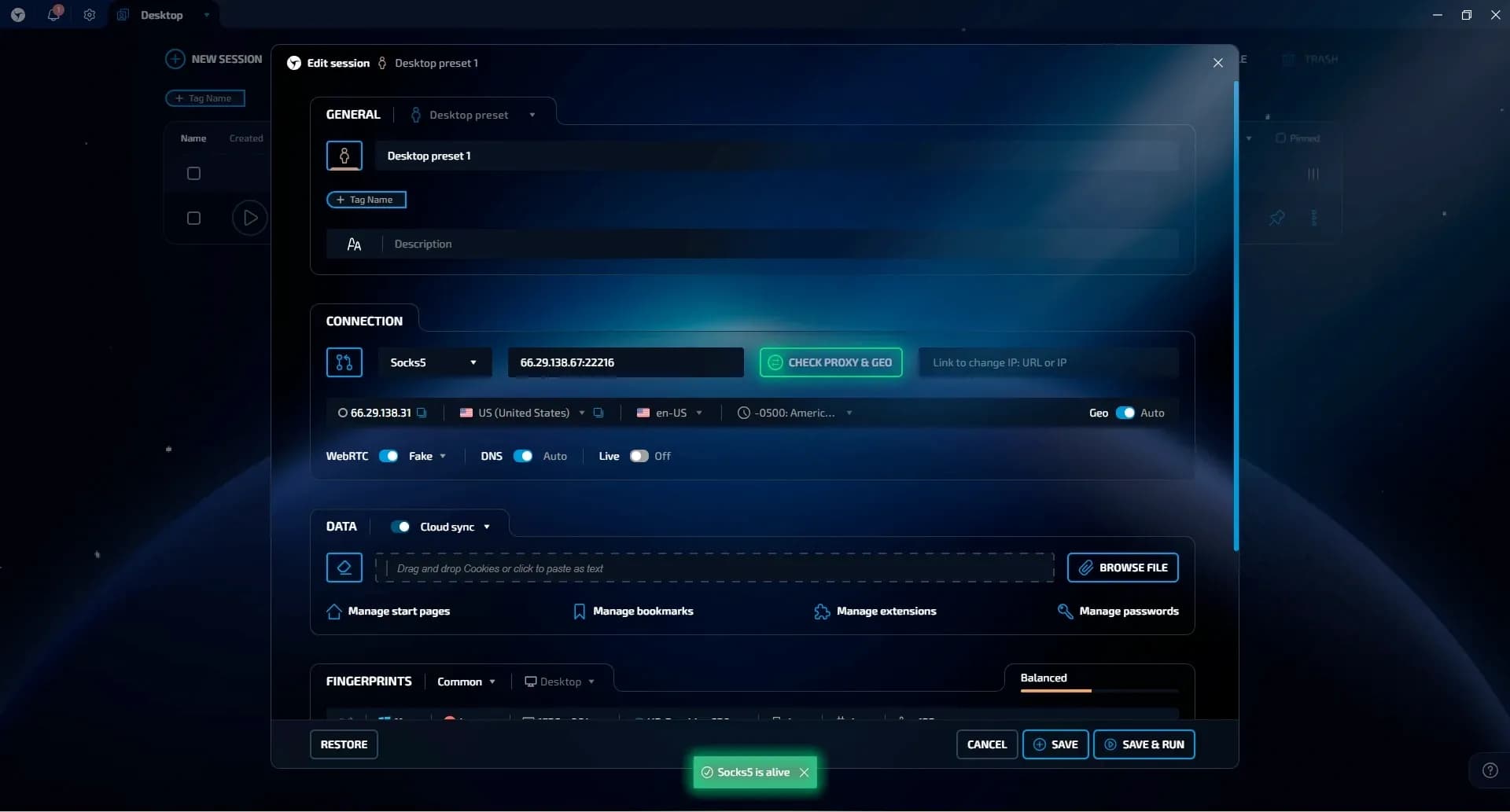 Utilisation des proxies dans Linken Sphere - img 5