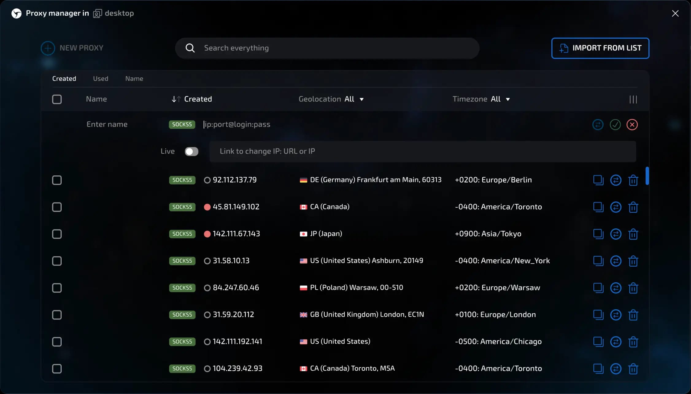 proxy manager