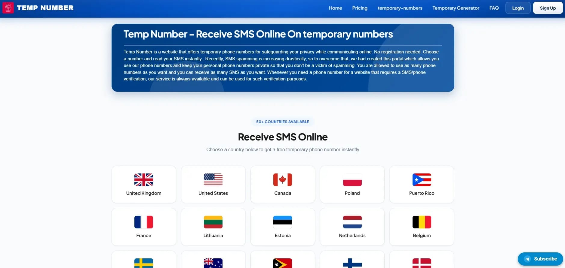 Бесплатные виртуальные номера для Телеграм: обзор сервисов - img 1