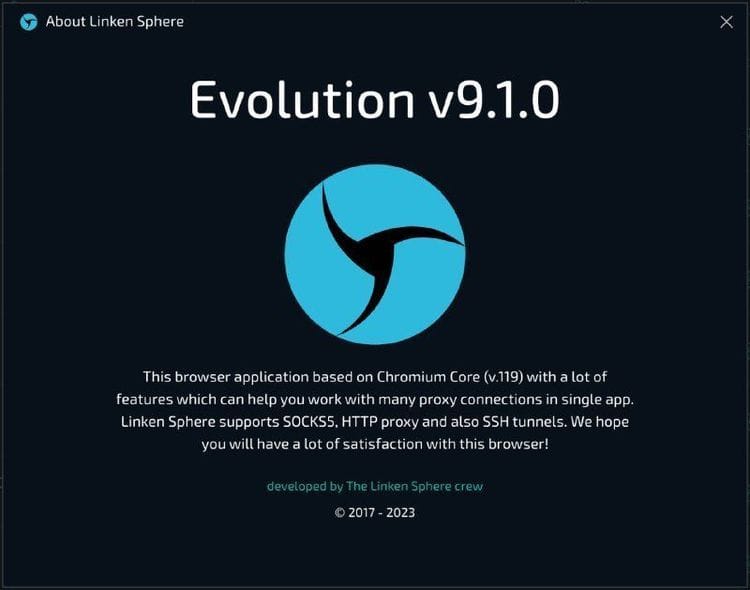 Linken Sphere v9.1.0