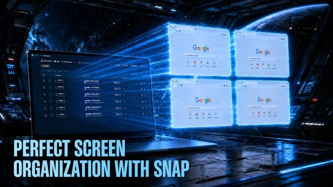 Perfect Order on Your Screen with the Snap Feature
