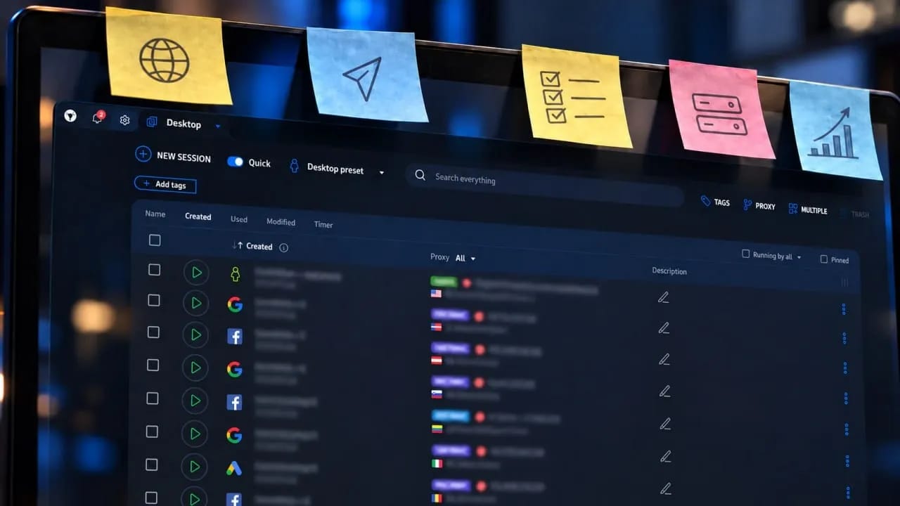 Sticky Notes in Linken Sphere for Session Notes