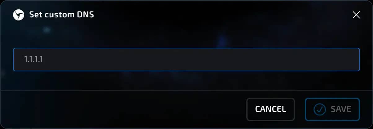 custom dns
