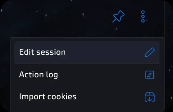 edit buttons