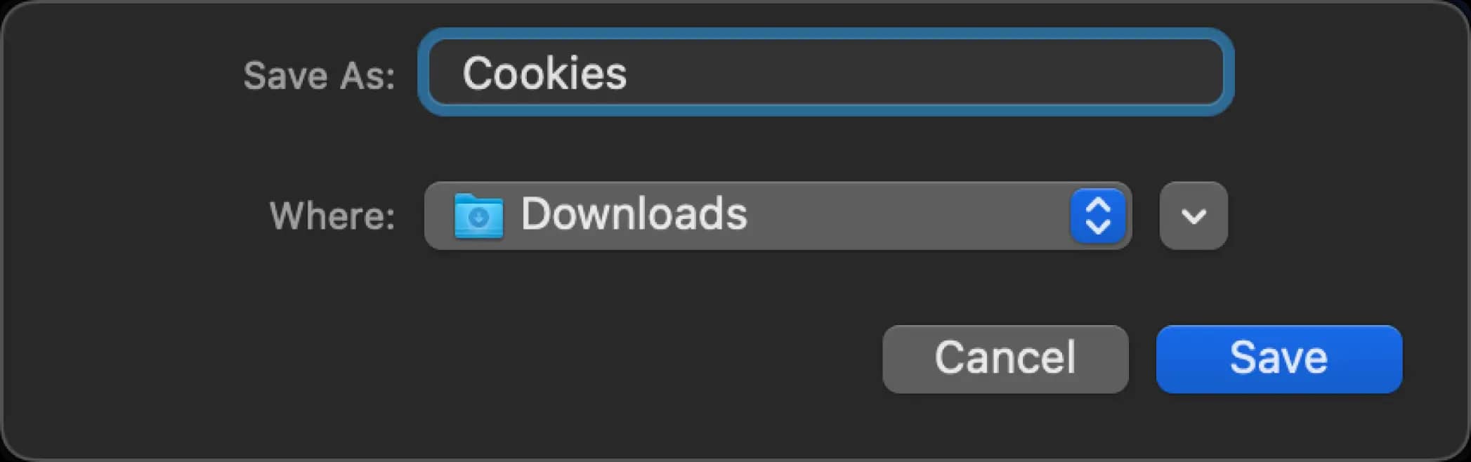 export cookies