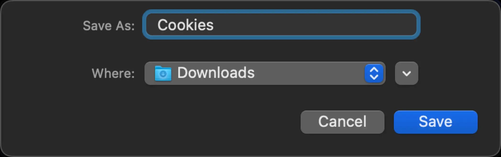 export cookies