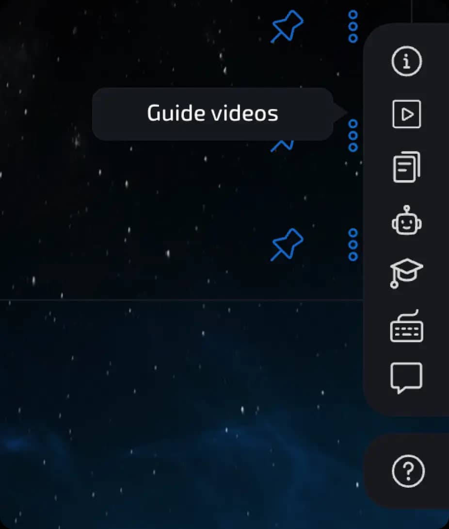 videos button