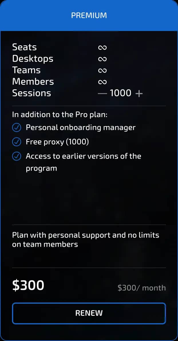 premium