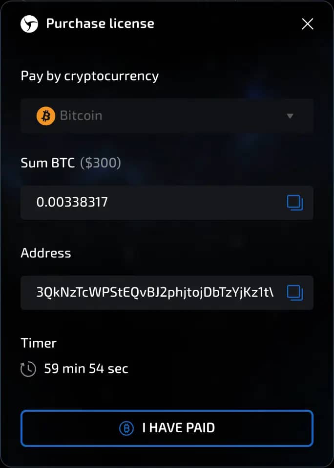 payment method crypto