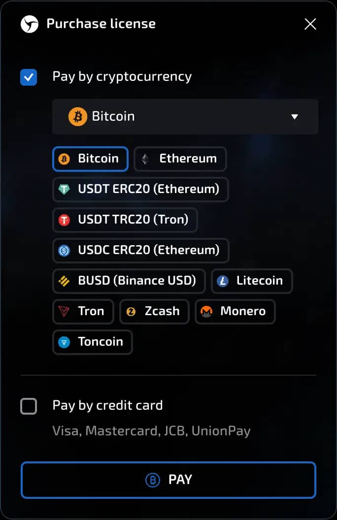 payment license