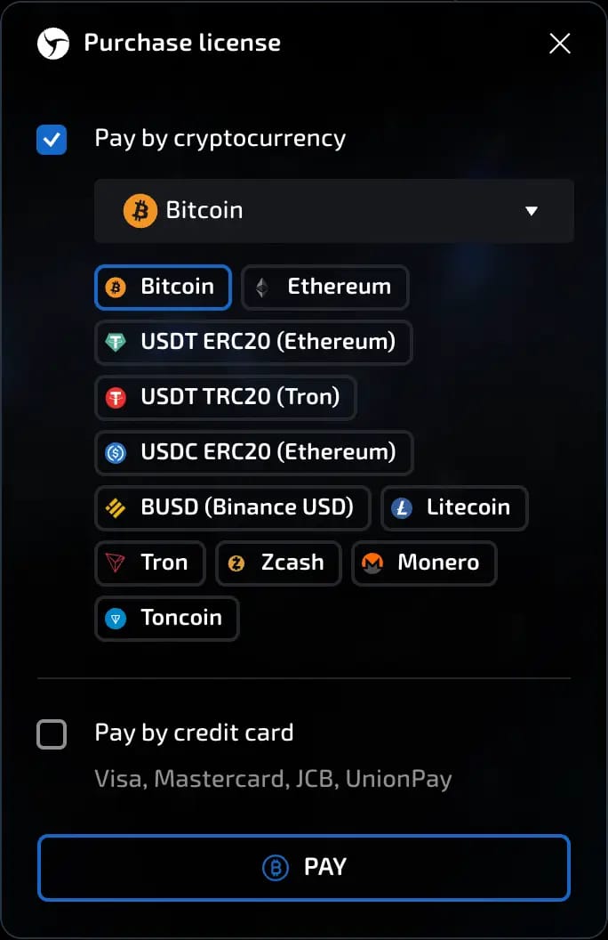 payment license