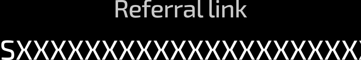 referral code