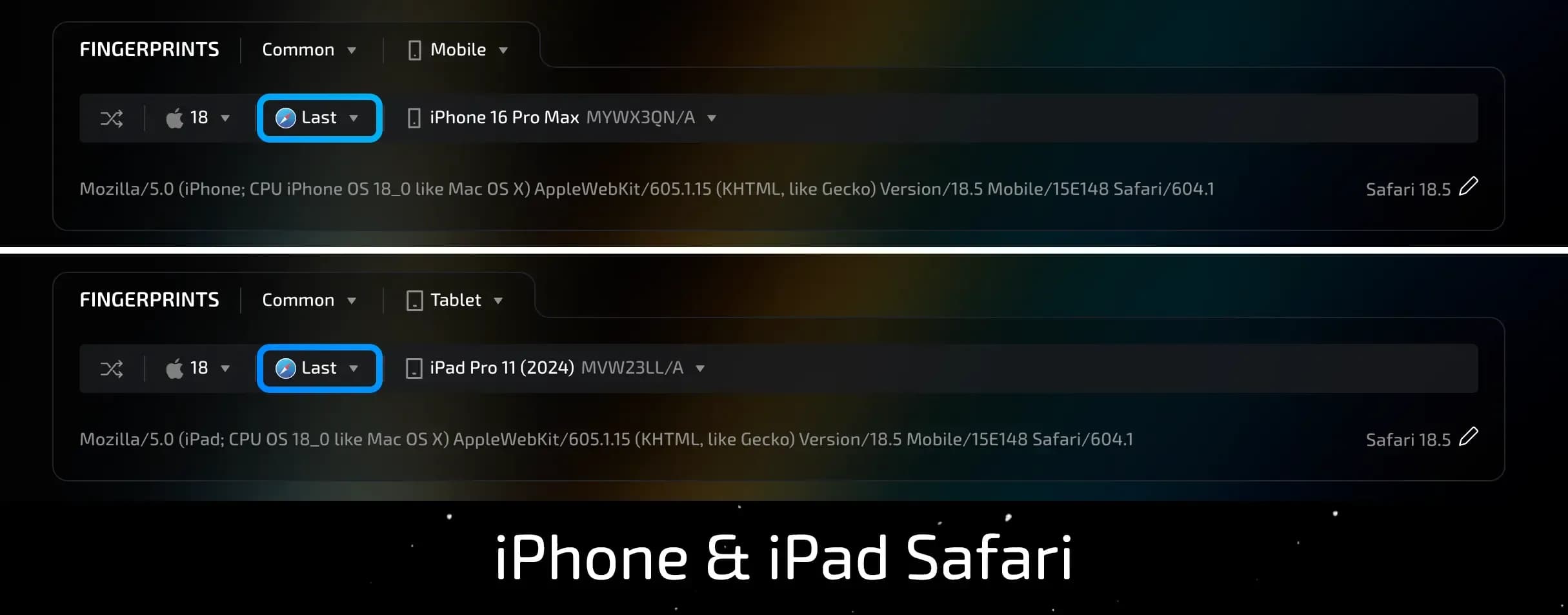 Конфигурации браузера Safari в Linken Sphere - img 2