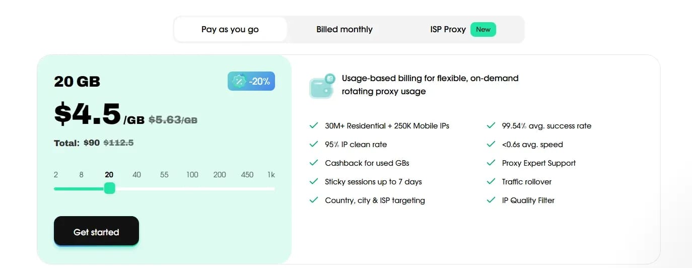Which proxies to buy for work: 10 best proxy services - img 8