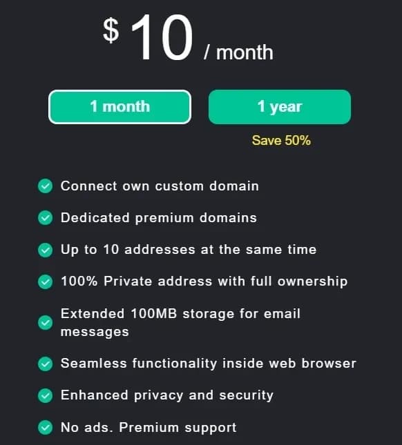 Services de messagerie temporaire — Une sélection des meilleures solutions pour l'anonymat - img 7