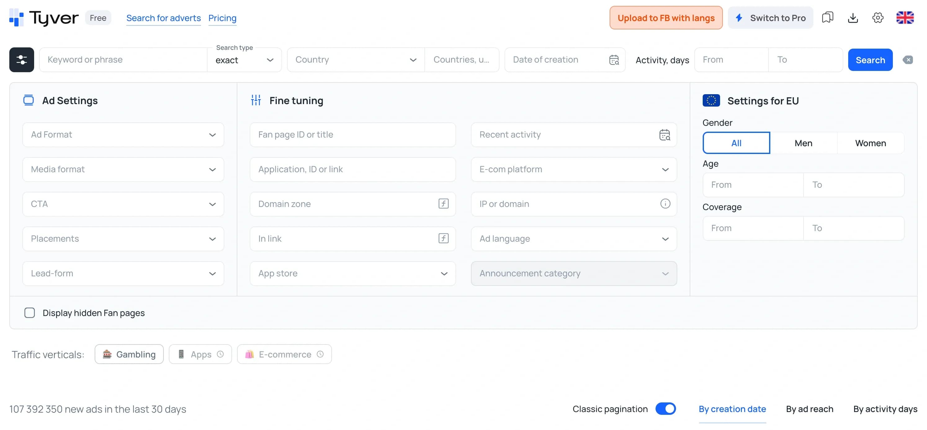 Spy Services for Facebook — A Selection of the Best Tools for Affiliate Marketers - img 1
