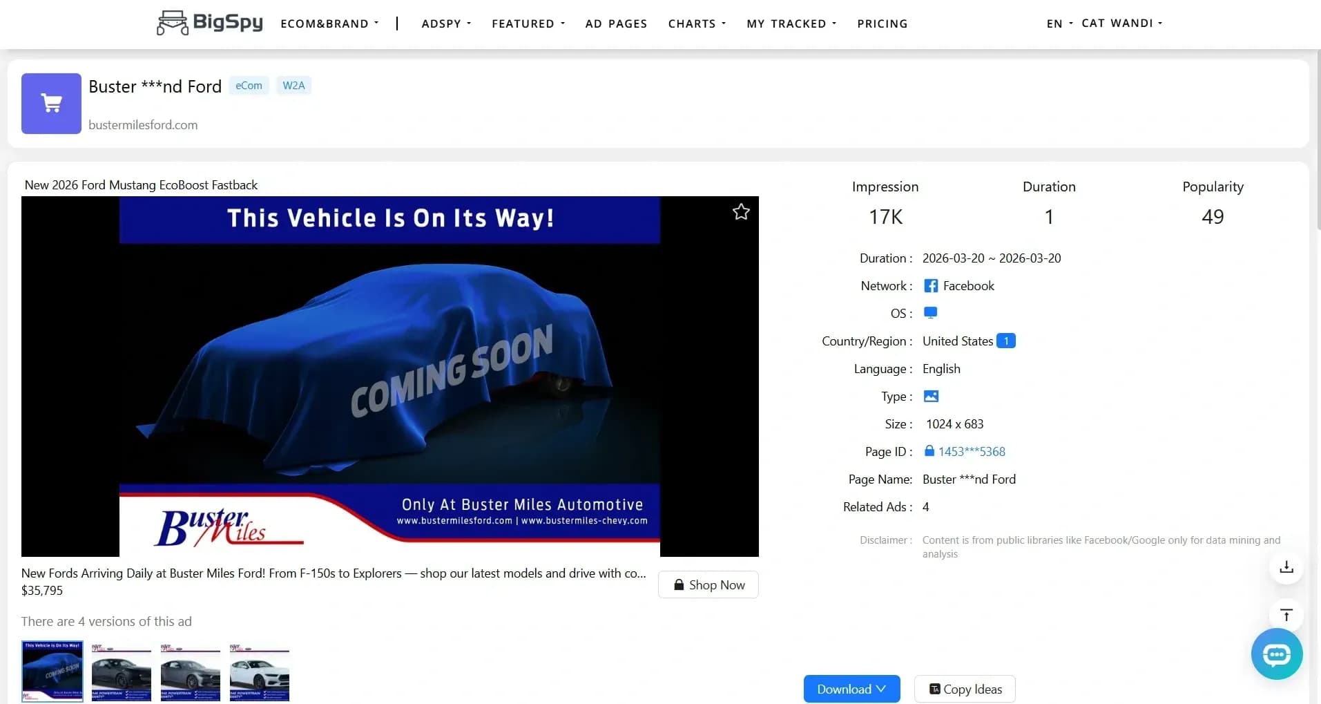 Spy Services for Facebook — A Selection of the Best Tools for Affiliate Marketers - img 6