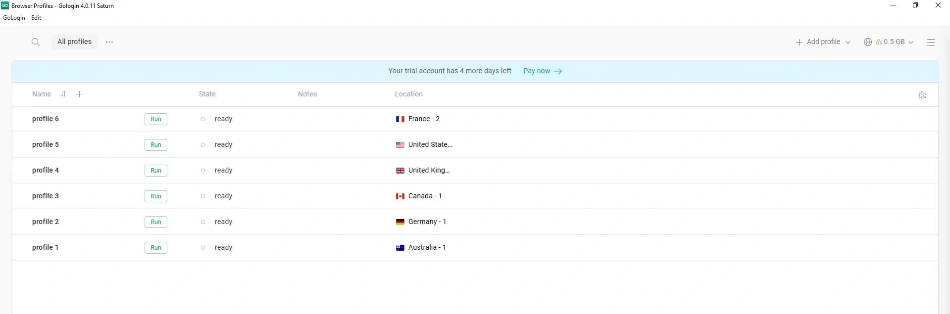 Gologin Antidetect Browser — Honest Review and Comparison with Linken Sphere - img 5