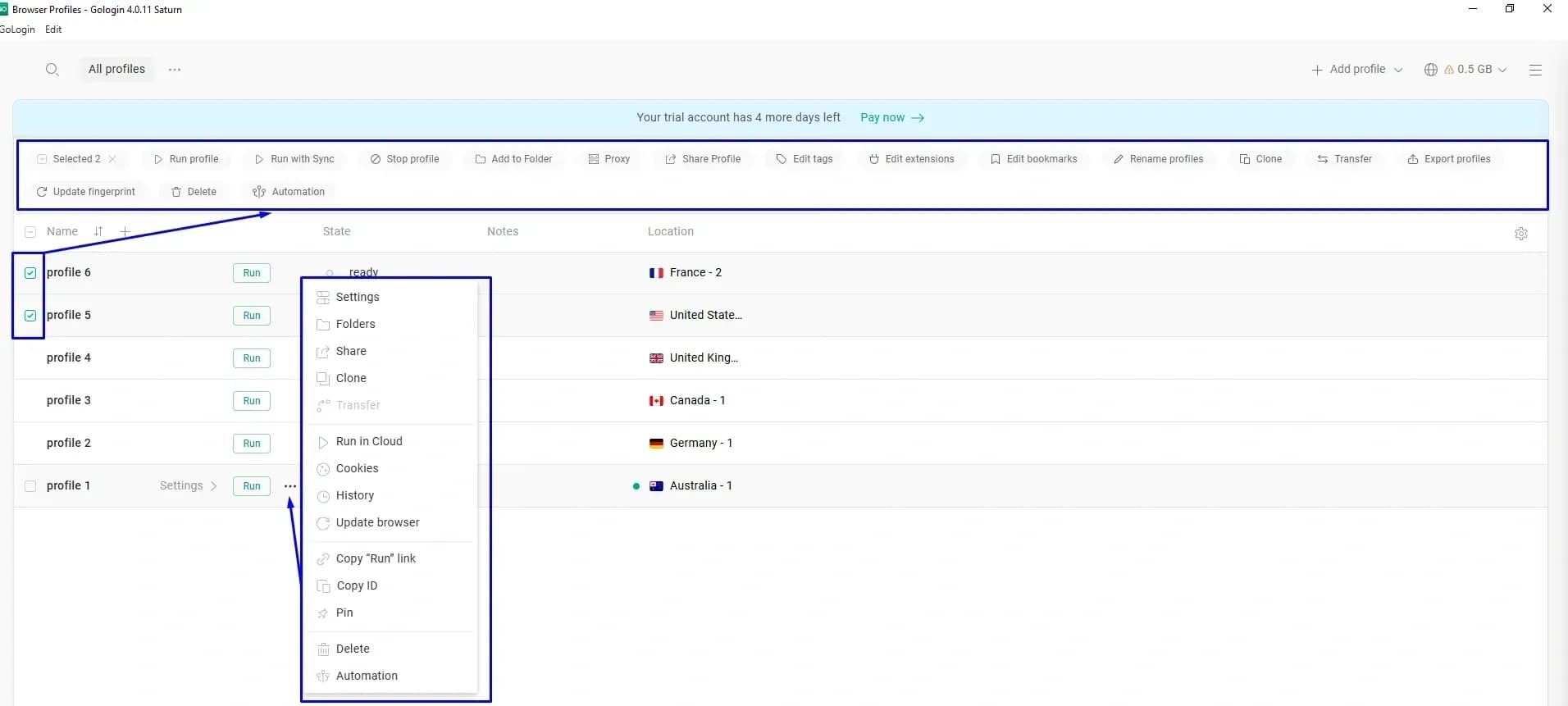 Gologin Antidetect Browser — Honest Review and Comparison with Linken Sphere - img 6