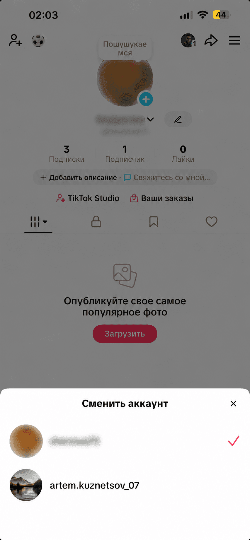 Как сделать два аккаунта в TikTok на одном телефоне - img 5