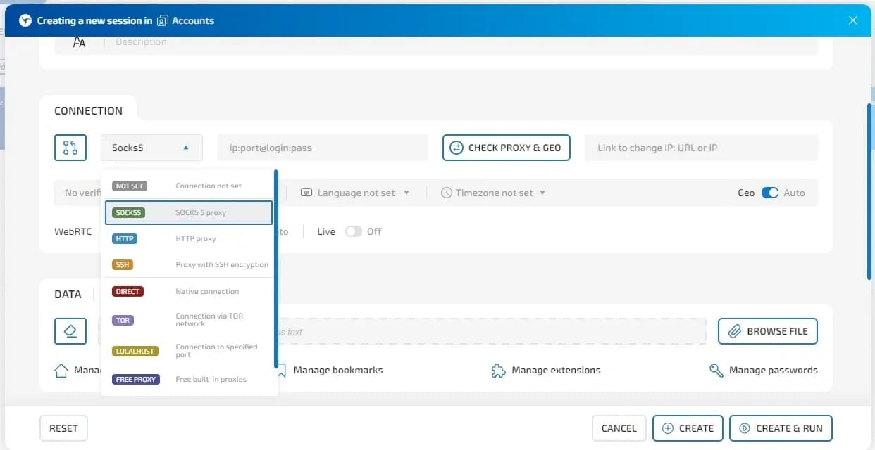 Linken Sphere & RoundProxies — Guide de configuration pour contourner les systèmes anti-fraude - img 5