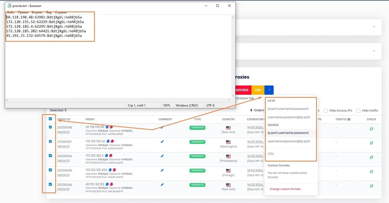 ProxyLine Hizmet İncelemesi — Linken Sphere'e Proxy Entegrasyonu - img 5