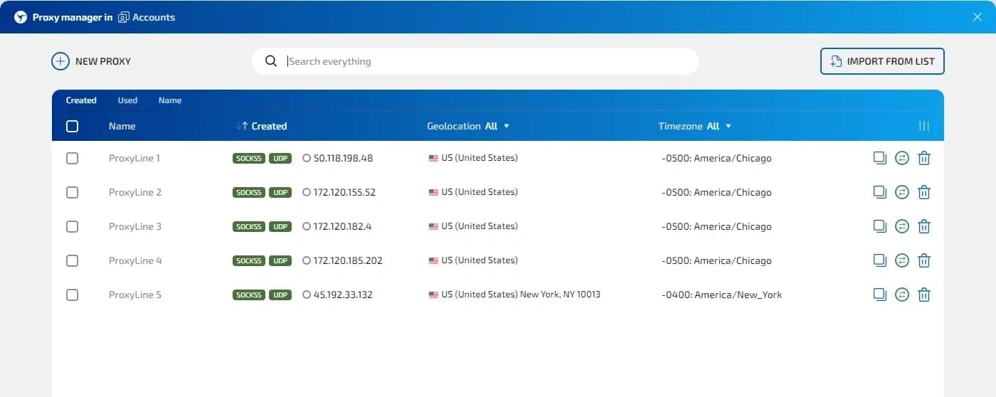 ProxyLine Hizmet İncelemesi — Linken Sphere'e Proxy Entegrasyonu - img 7