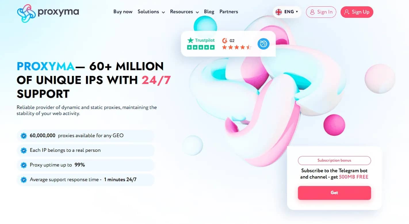 Proxyma — un proveedor confiable de proxies residenciales e ISP - img 1