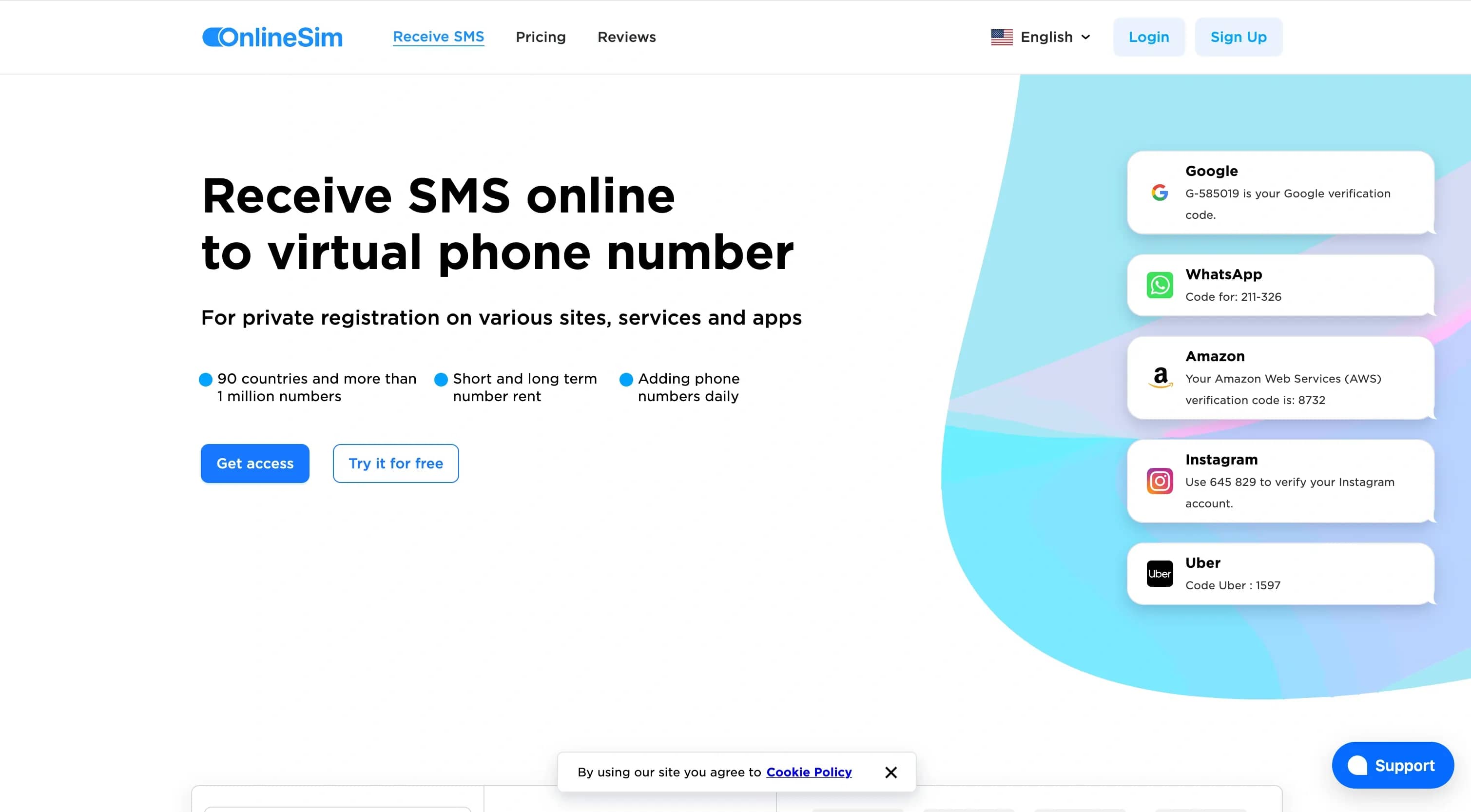 Оренда віртуального номера для прийому SMS — 5 перевірених сервісів - img 1