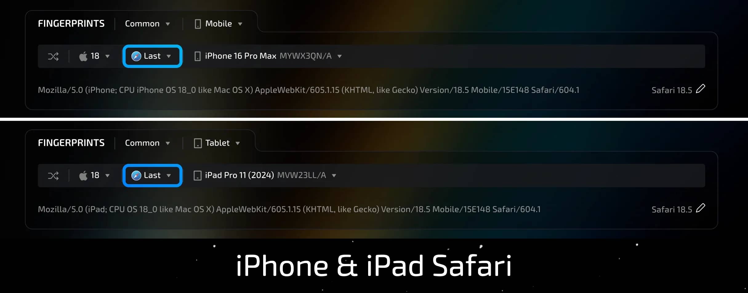 Linken Sphere 中的 Safari 浏览器配置 - img 2