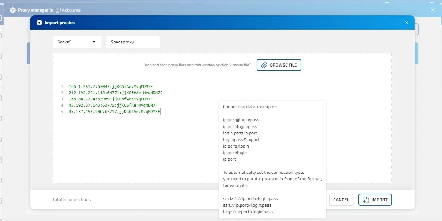 SpaceProxy Test — Preise, GEOs, Geschwindigkeit und Proxy-Performance in Linken Sphere - img 6