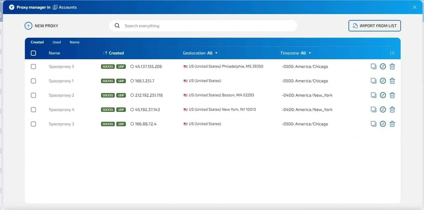 SpaceProxy Test — Preise, GEOs, Geschwindigkeit und Proxy-Performance in Linken Sphere - img 7