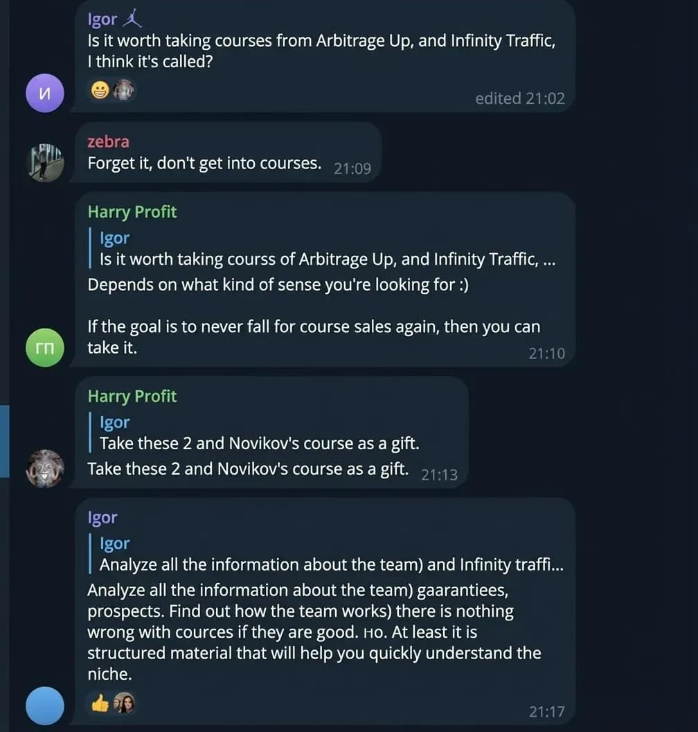 Trafik Arbitrajı Kursları — Dolandırıcılık mı Yoksa Yeni Başlayanlar İçin Zorunluluk mu? - img 4